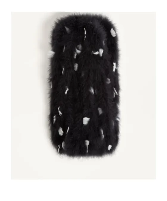 Feathers Valentino Scarf With Turkey And Goose Feathers