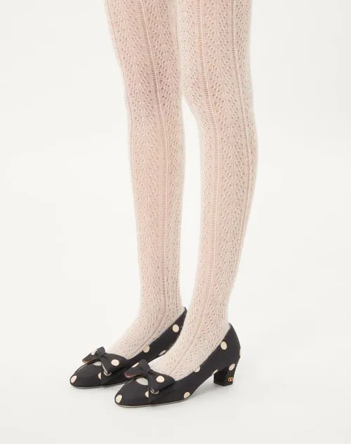 Valentino Bowow Polka Dot Printed Pumps