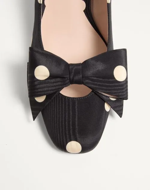 Valentino Bowow Polka Dot Printed Pumps