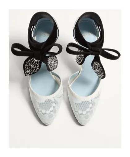 Valentino Foliefoliage Pointed Toe Pumps