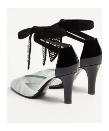 Valentino Foliefoliage Pointed Toe Pumps