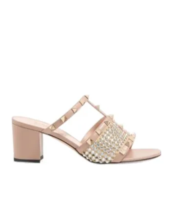 Round-Headed High-Heeled Sandals