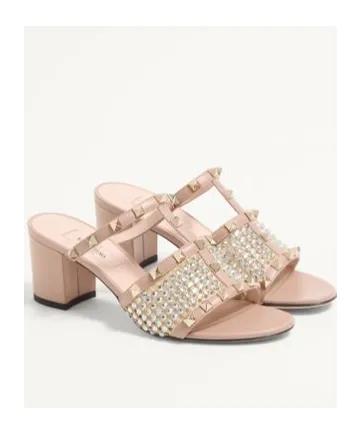 Round-Headed High-Heeled Sandals