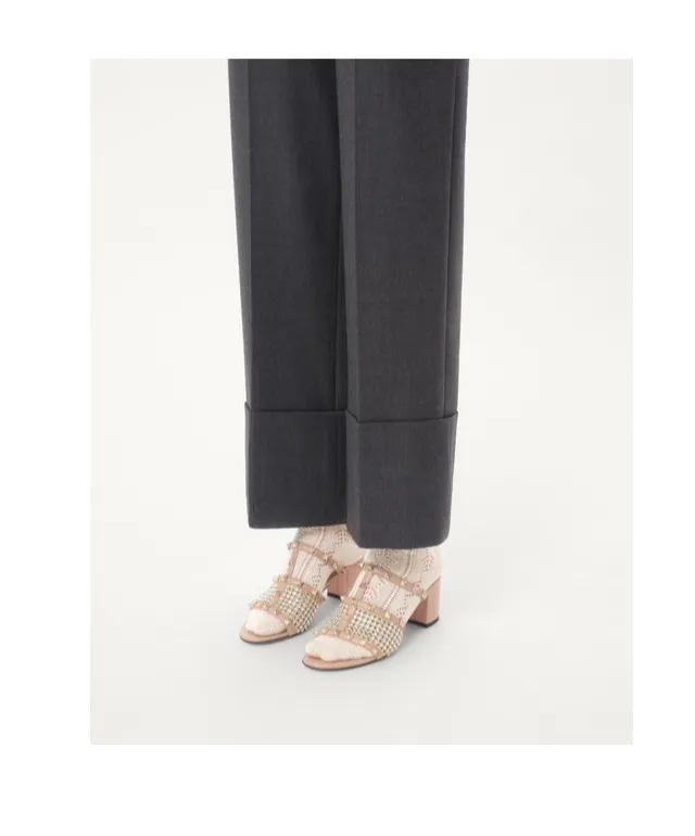 Round-Headed High-Heeled Sandals