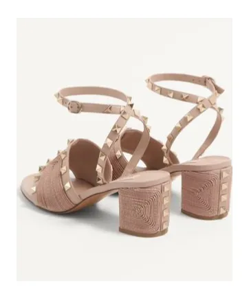 Rockstud High-Heeled Sandals