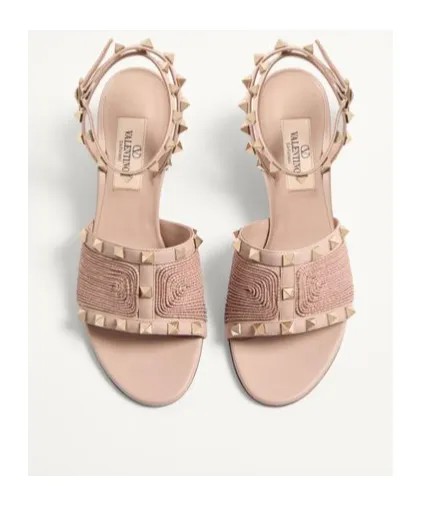 Rockstud High-Heeled Sandals