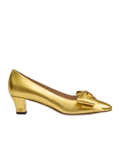 45Mm Bowow Leather Pumps