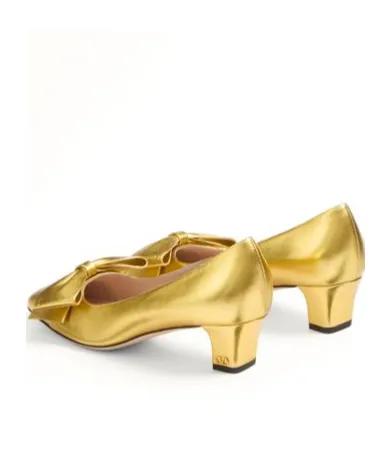 45Mm Bowow Leather Pumps