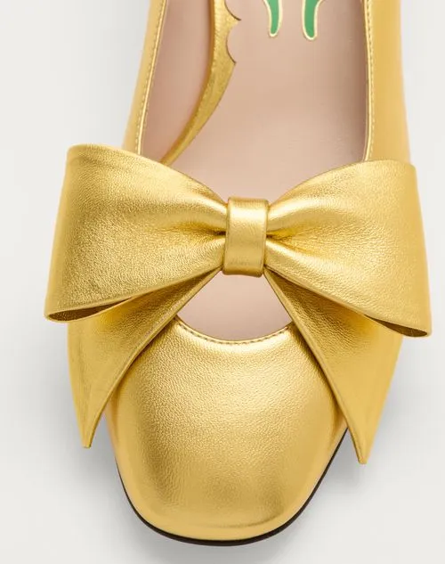 45Mm Bowow Leather Pumps