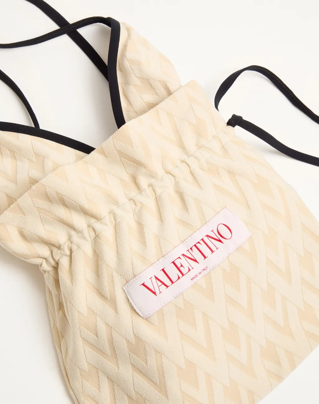 Valentino Toute La V V-Neck One-Piece Swimsuit