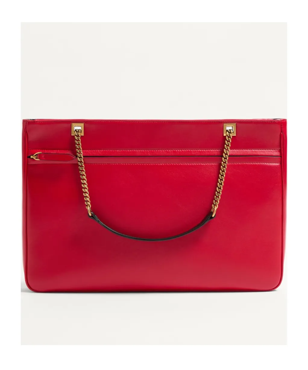 Valentino Viva Superstar Chain-Link Medium Tote Bag