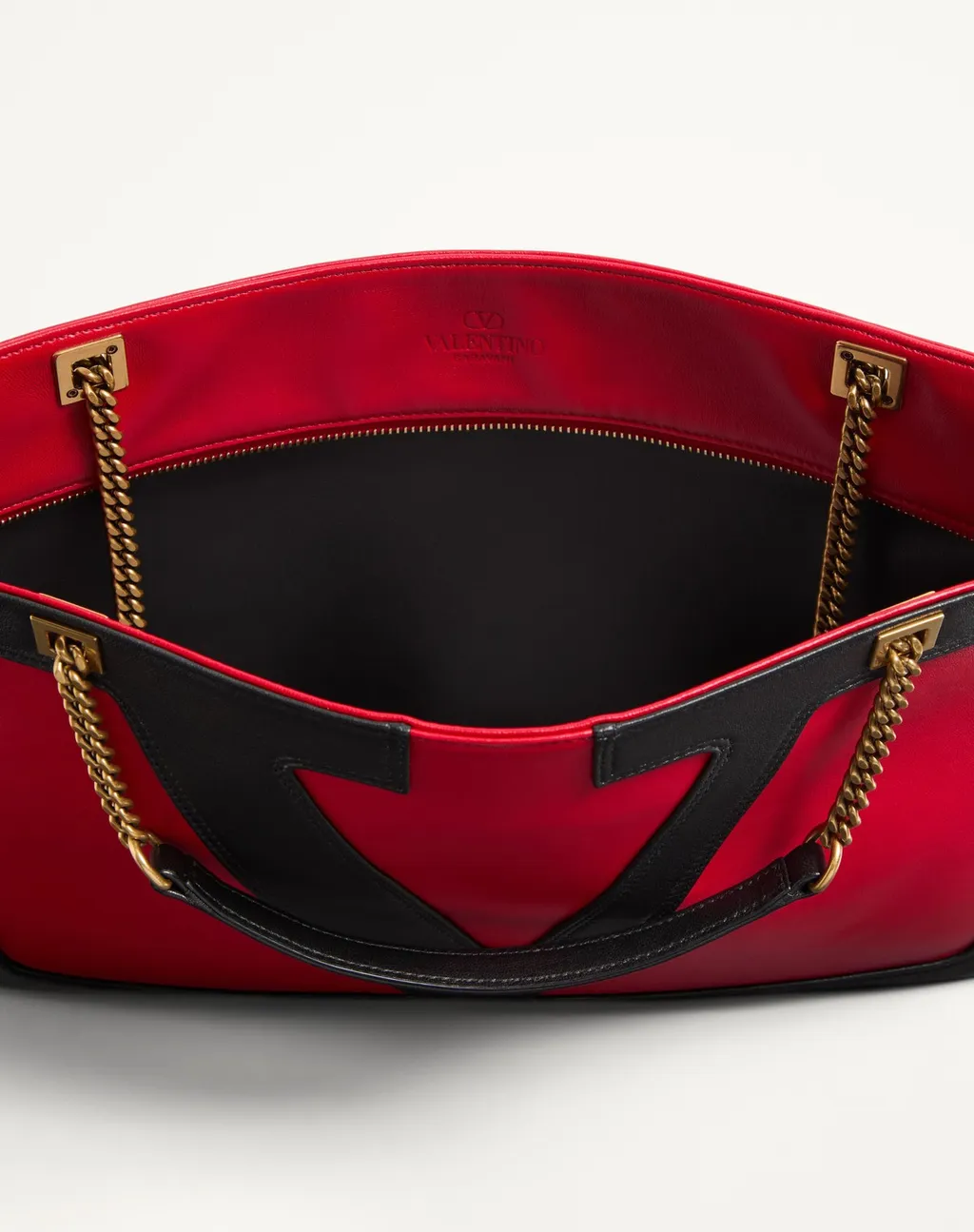 Valentino Viva Superstar Chain-Link Medium Tote Bag
