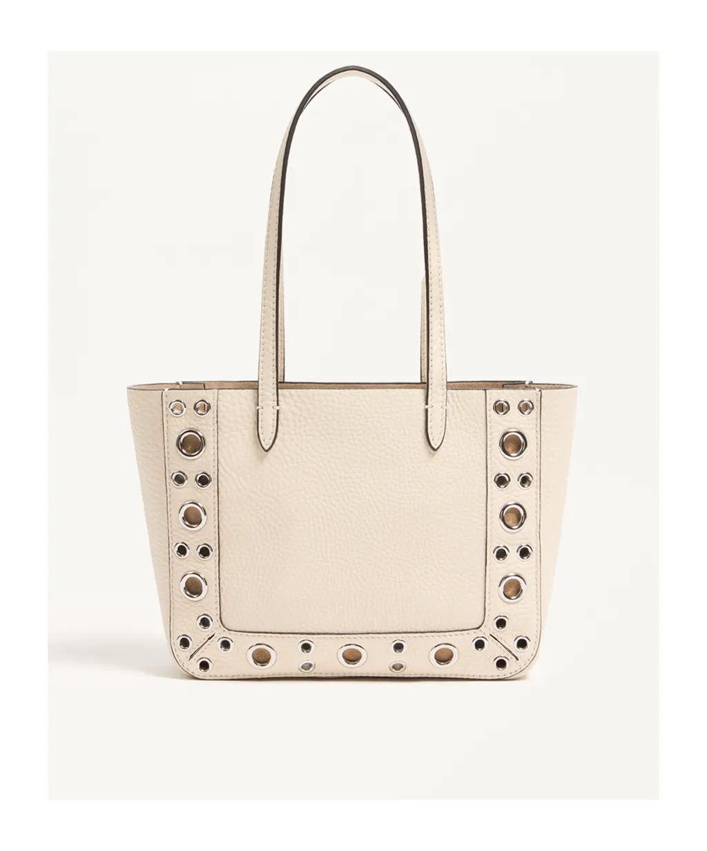 Valentino	Vlogo Plaque Eyelet Detailed Shoulder Bag