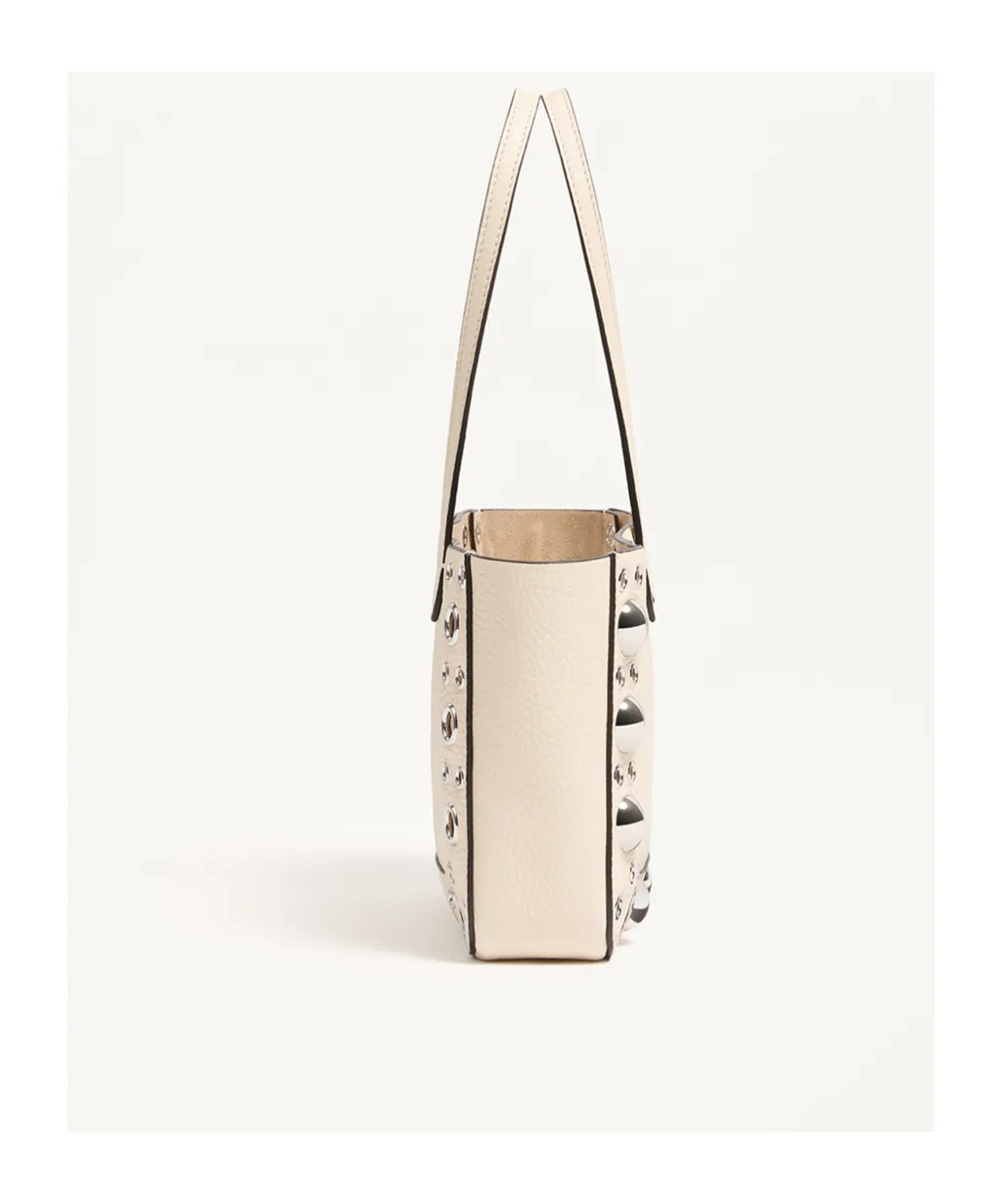Valentino	Vlogo Plaque Eyelet Detailed Shoulder Bag