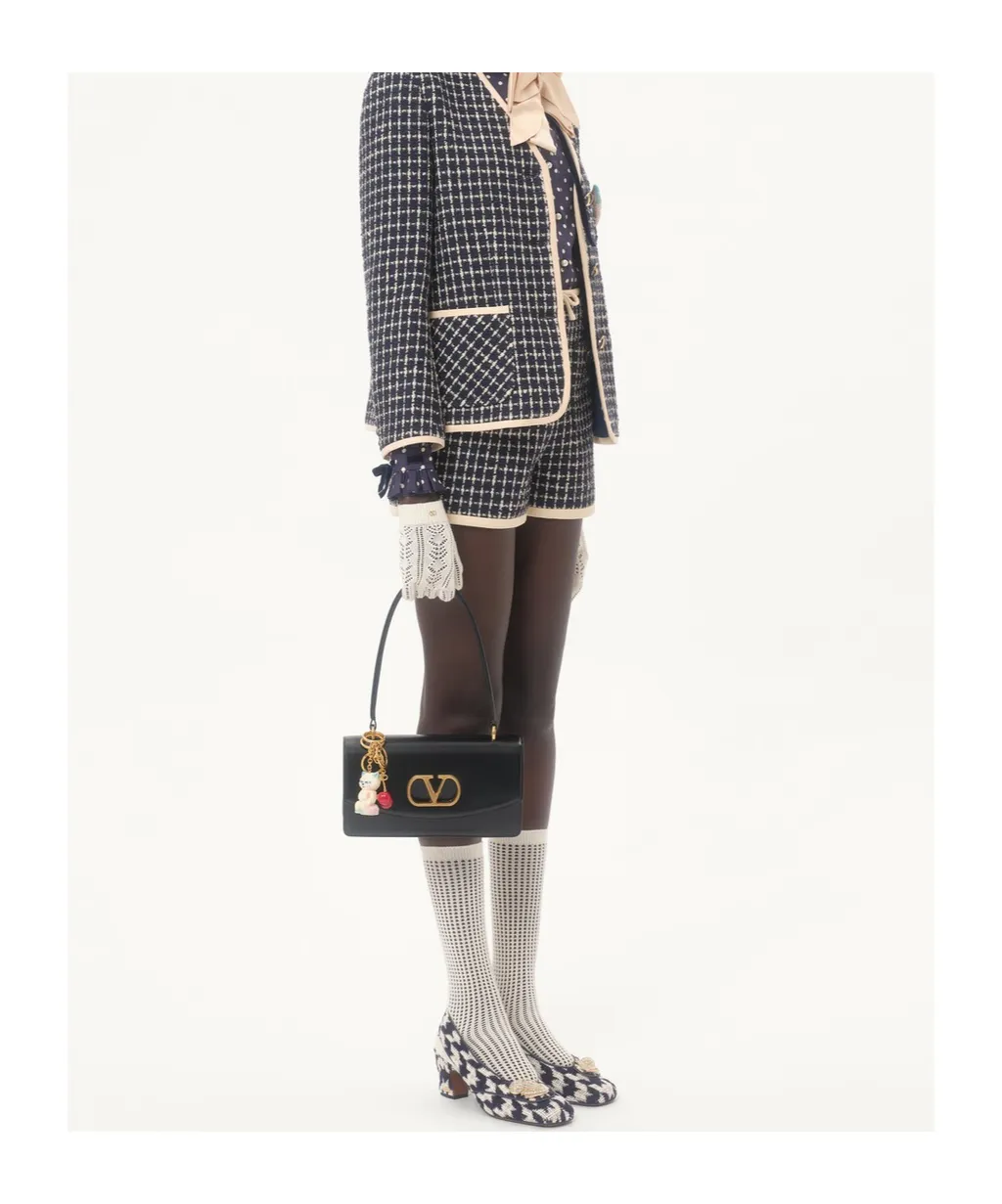 Valentino Garavani Vain Foldover Top Shoulder Bag