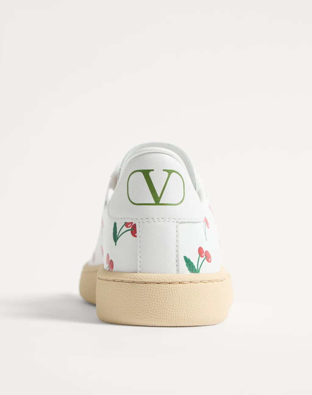 Valentino	Royco Cherryfic-Printed Lace-Up Sneakers