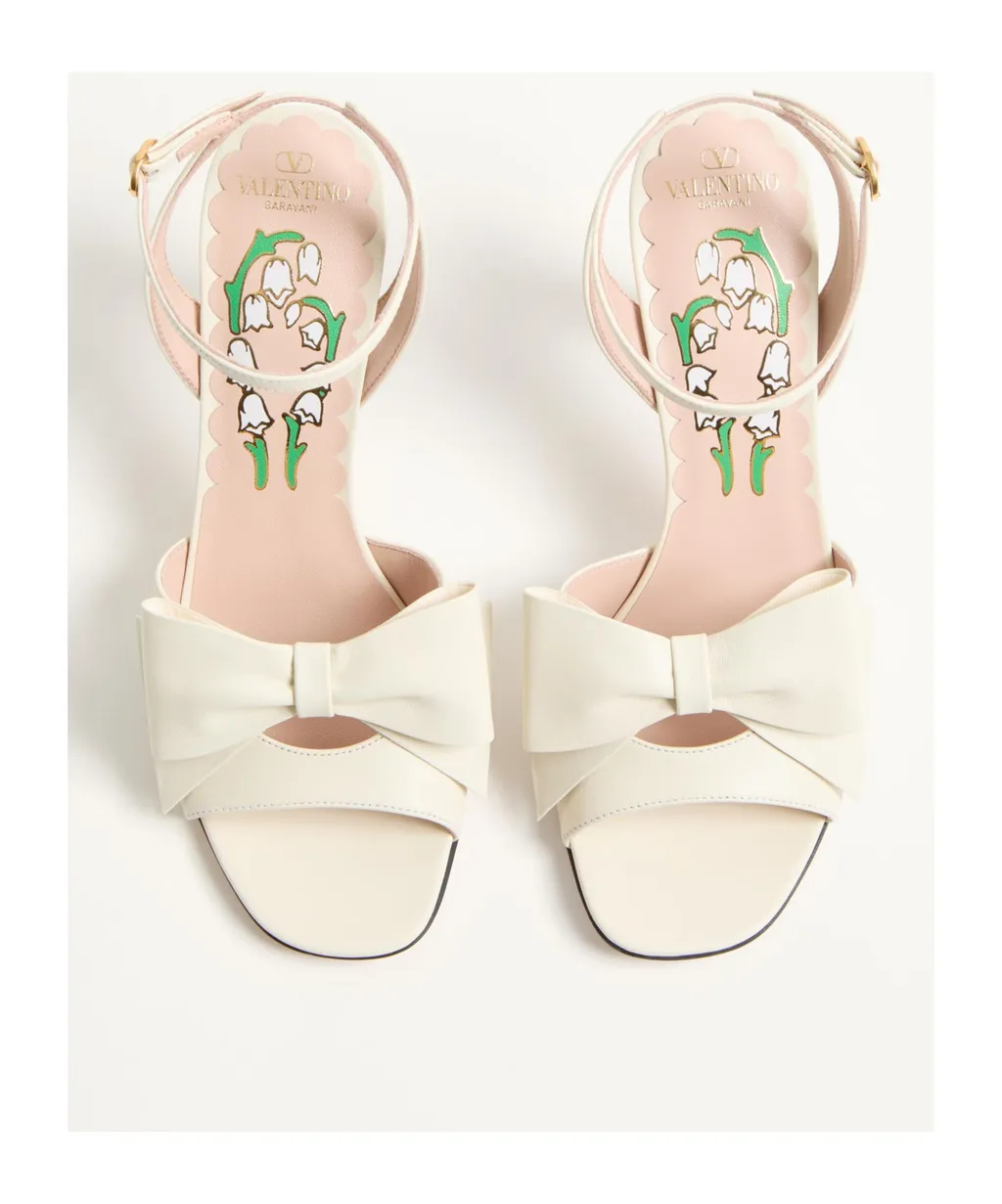 Valentino Garavani Bow Detailed Ankle-Strapped Sandals