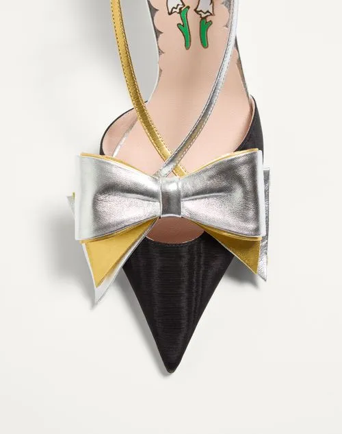 Valentino	Bow Detailed Slingback Pumps