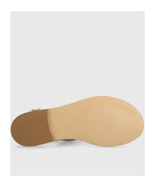 Round-Headed Flat Sandals