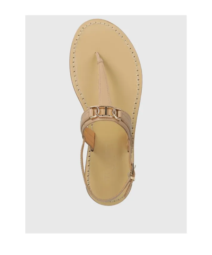 Round-Headed Flat Sandals
