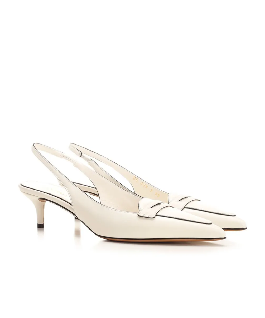 Valentino Pointed Toe Slingback Pumps
