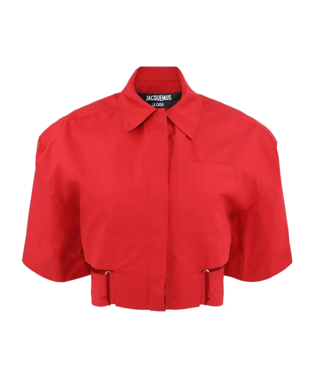 Wide Short-Sleeved Shirt