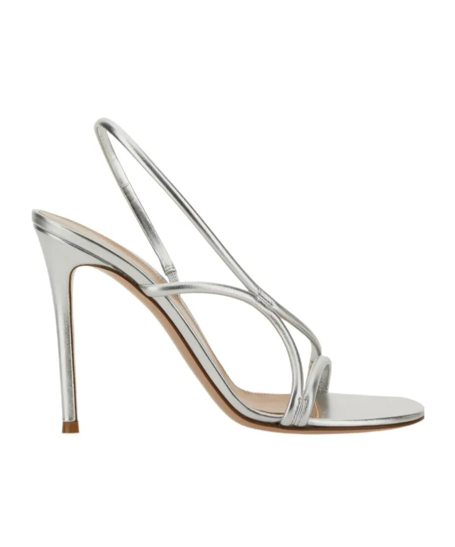 Gianvito Rossi Round-Toe High-Heeled Sandals
