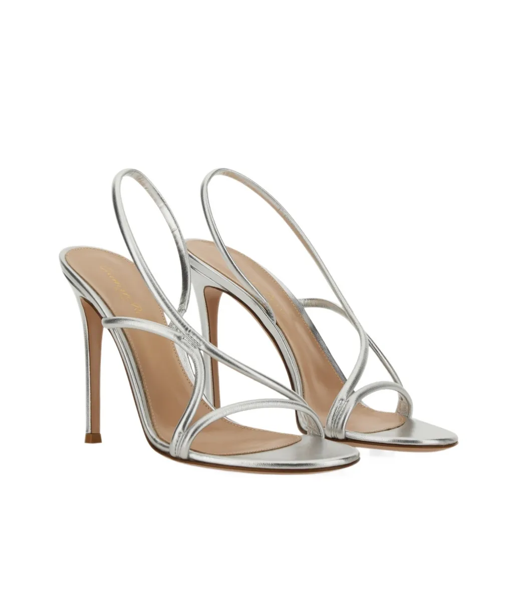 Gianvito Rossi Round-Toe High-Heeled Sandals