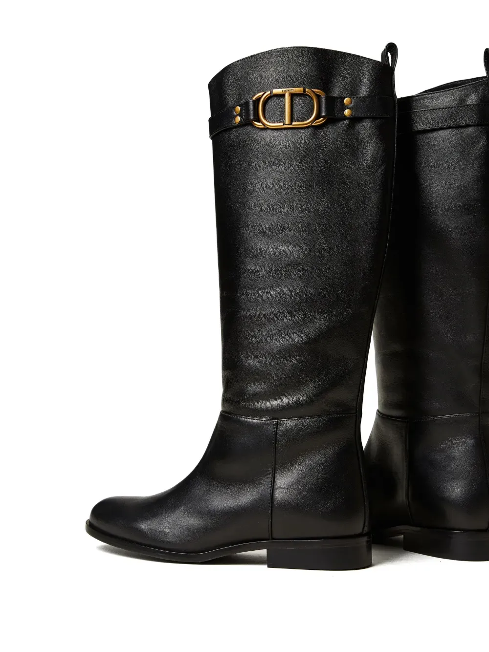 Oval T Leather Boots