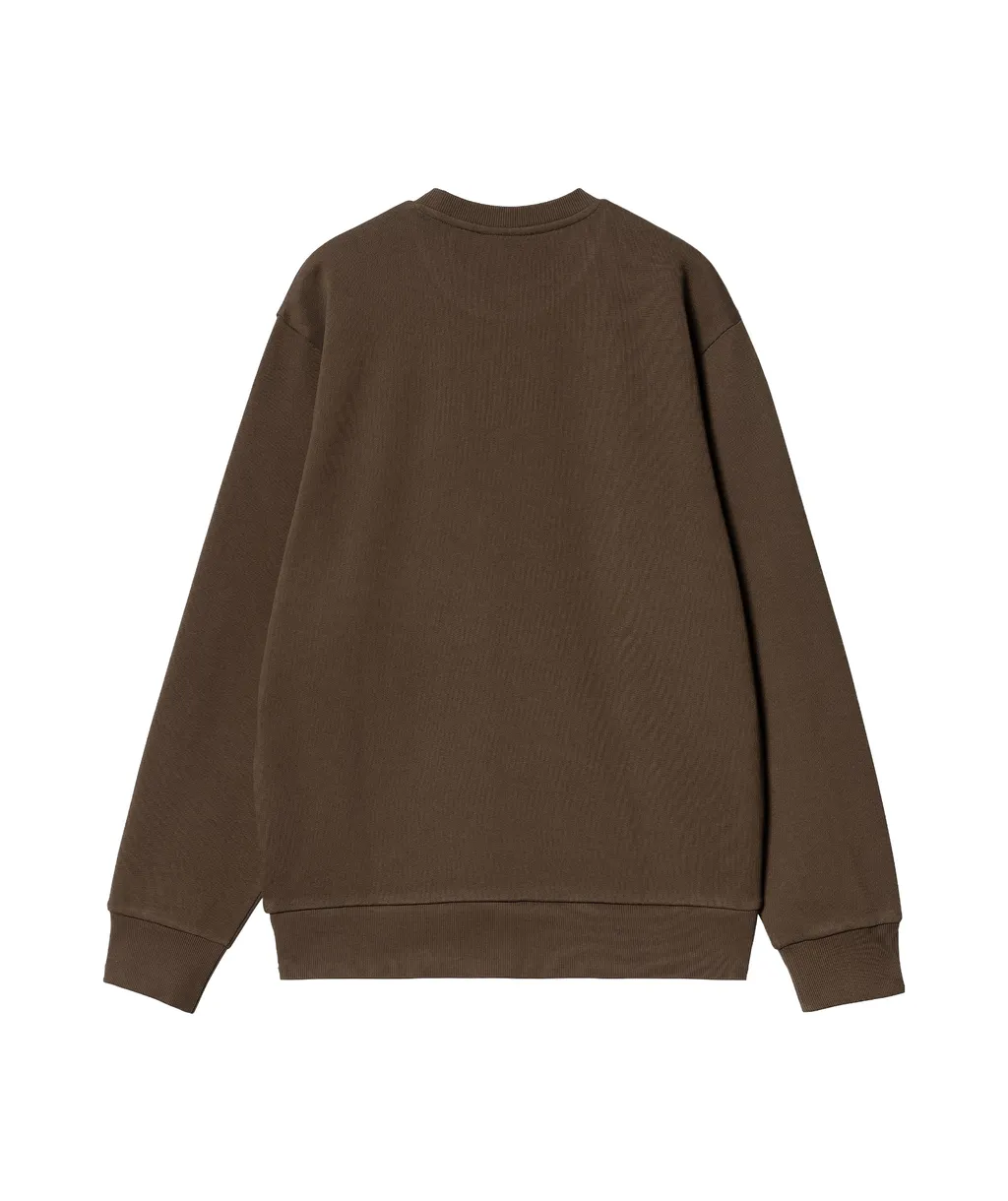Carhartt Wip Script-Embroidered Crewneck Sweatshirt