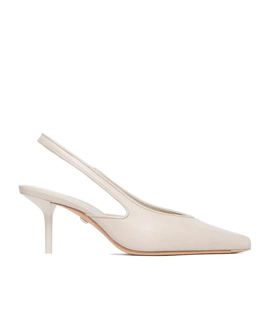 Max Mara Pointed-Toe Slingback Pumps