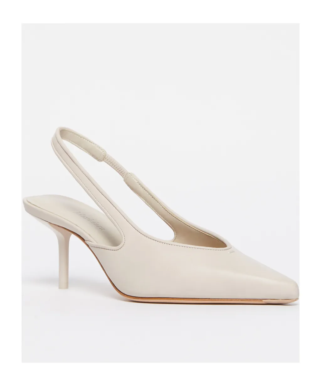 Max Mara Pointed-Toe Slingback Pumps