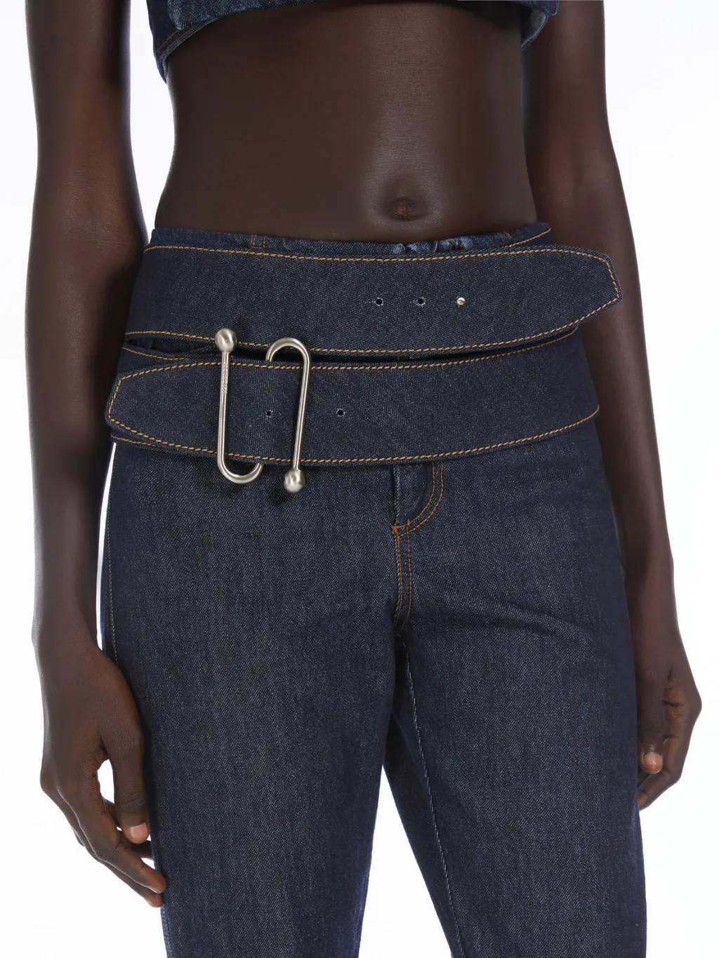 Sportmax Denim Maxi Belt