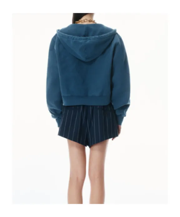 Distressed Cotton Hoodie