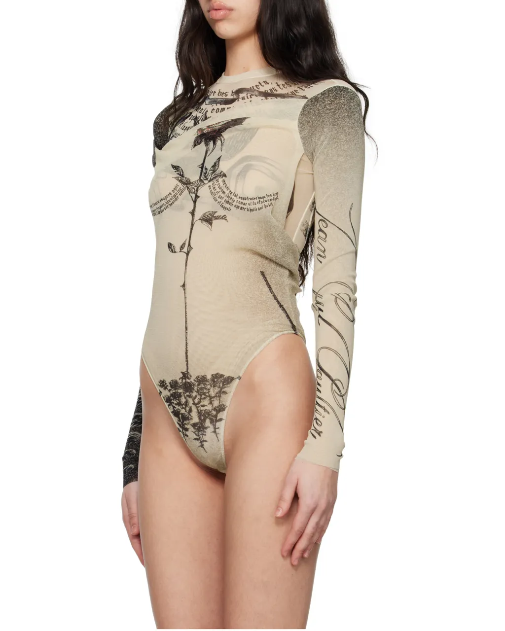 Double Layer Printed Bodysuit