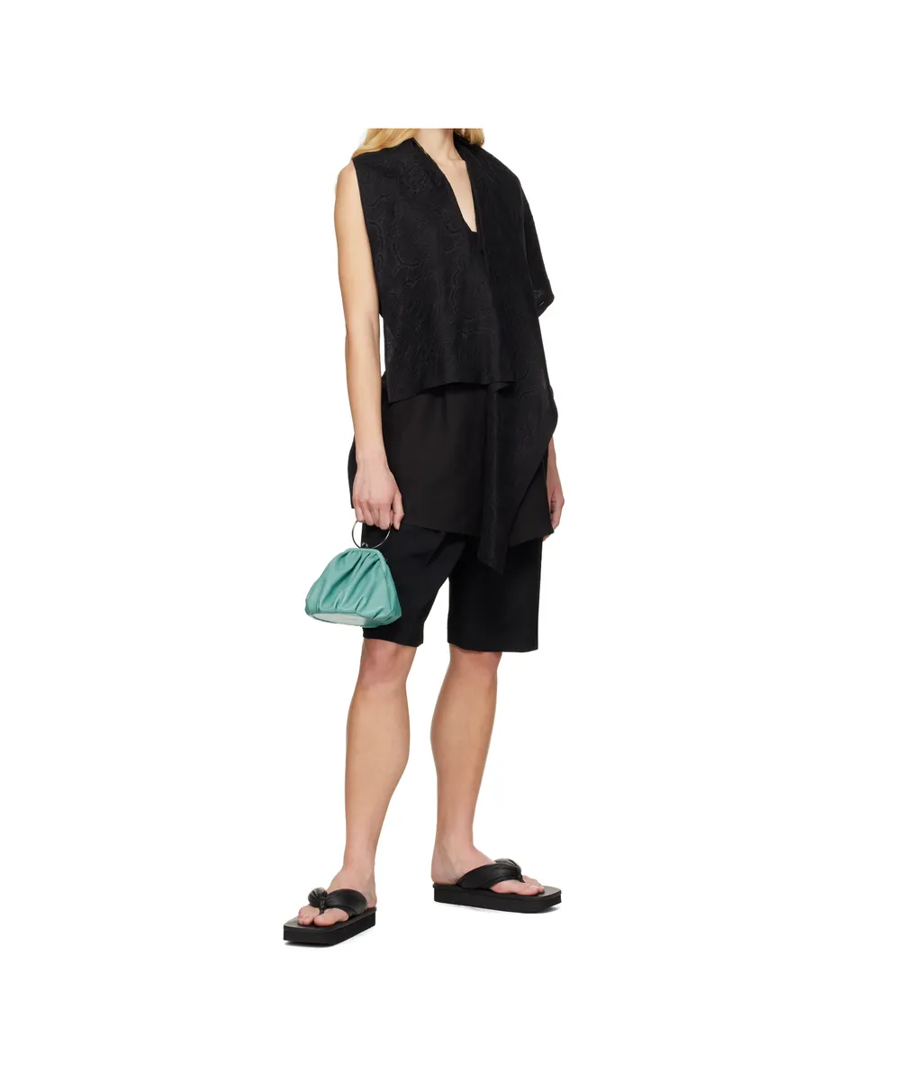 Draped Long Vest