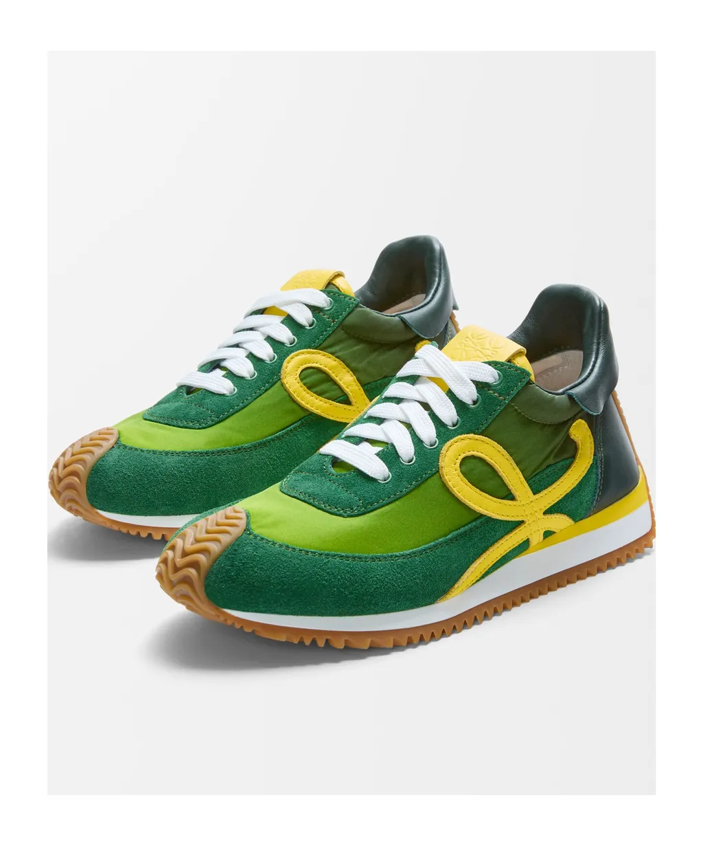 Flow Runner 2.0 In Nylon And Suede