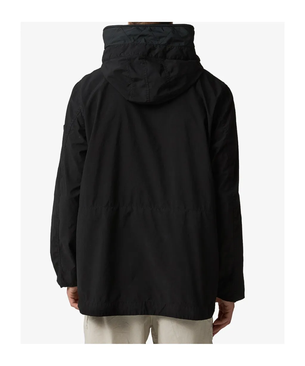 Stone Island Logo Patch Hooded Jacket