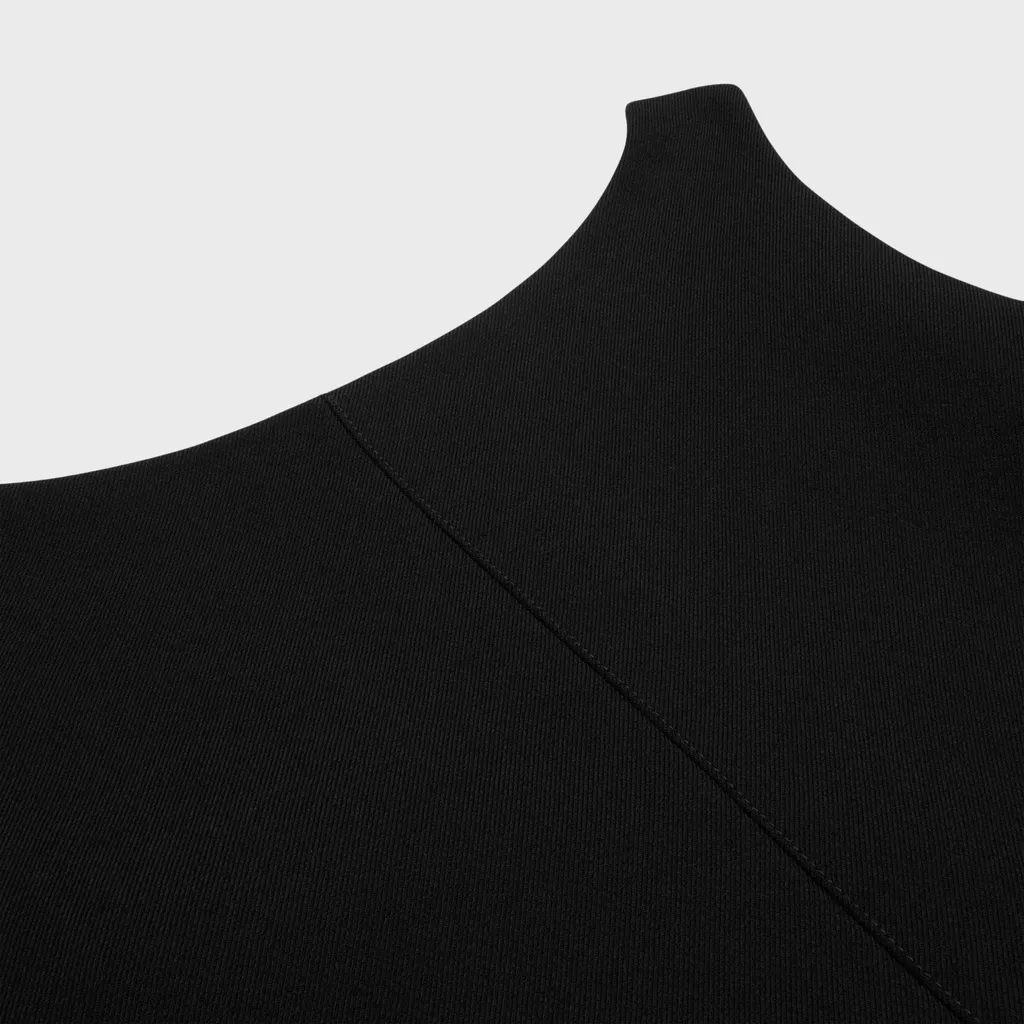 Pencil Dress In Gauffered Double Wool