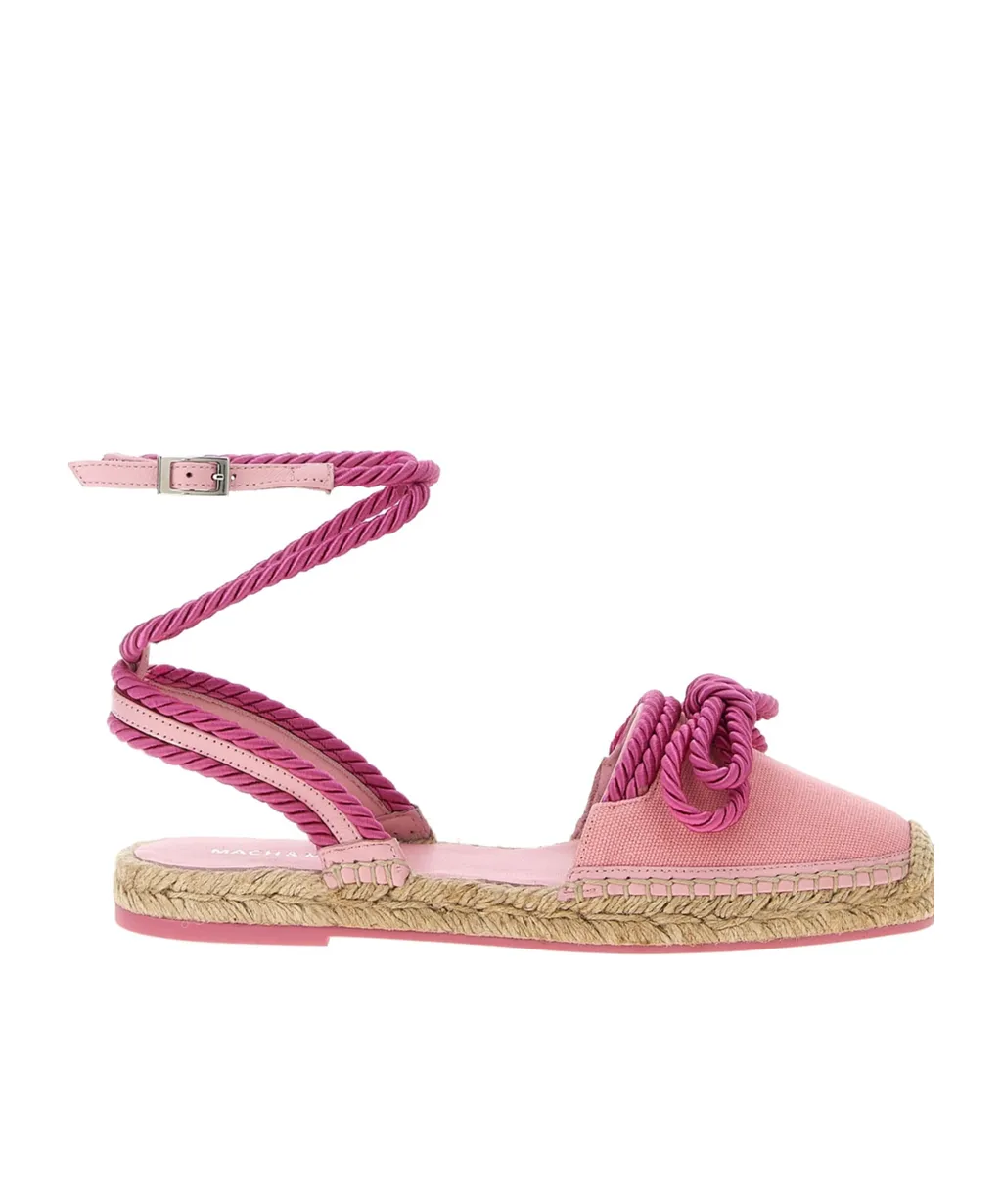 Mach & Mach Double Bow Strapped Espadrilles