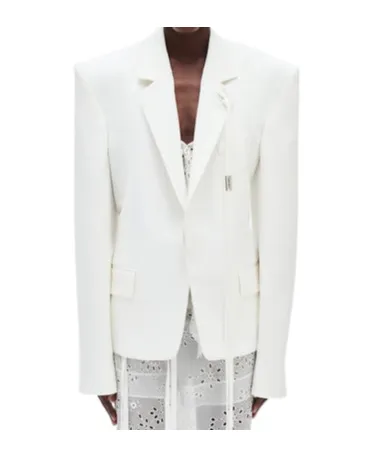 Ann Demeulemeester Susa Anglaise Broderie Blazer