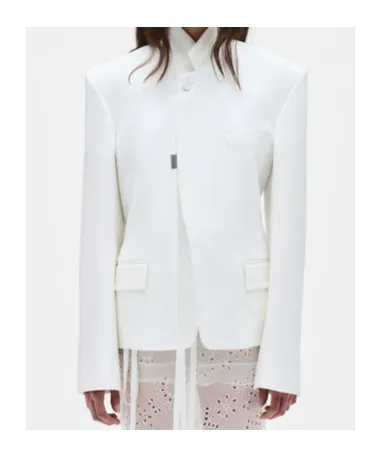 Ann Demeulemeester Susa Anglaise Broderie Blazer