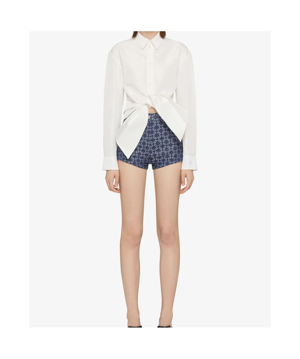 Givenchy 4G Detailed Bow Shirt