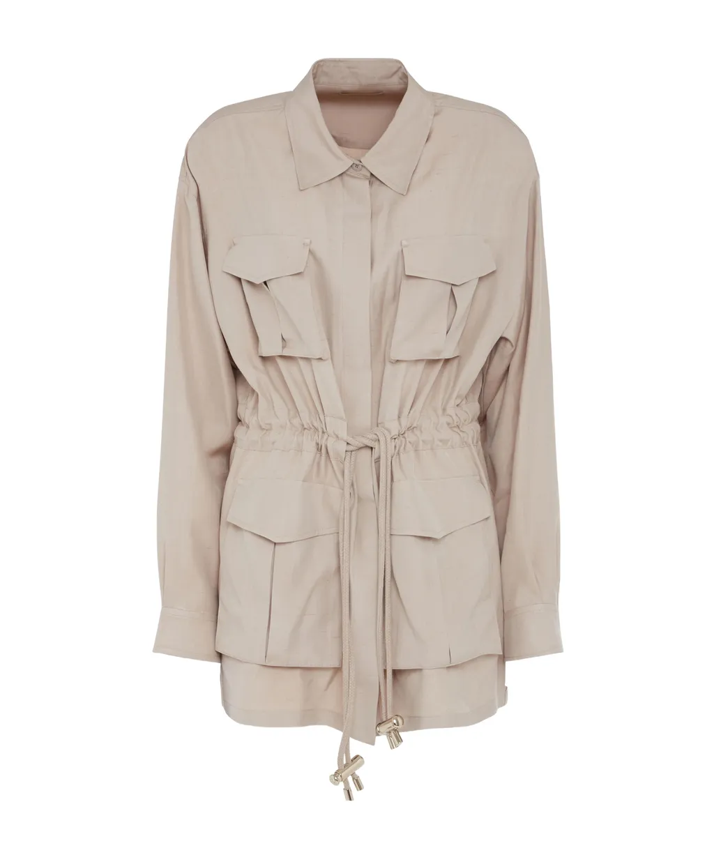 Elie Saab Drawstring Shirt