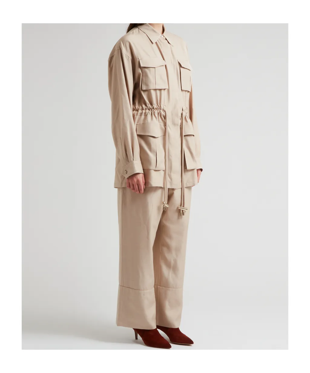 Elie Saab Drawstring Shirt