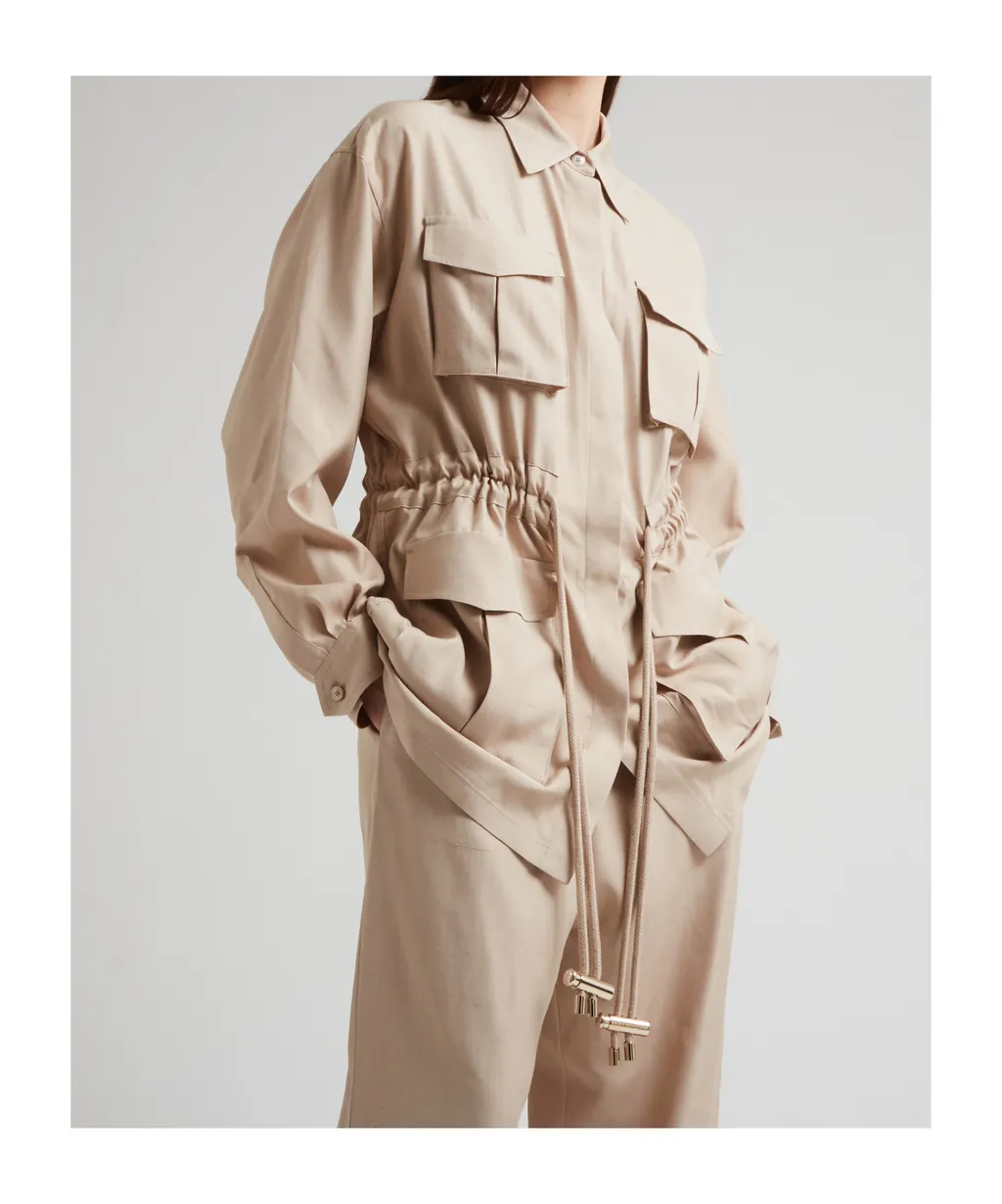 Elie Saab Drawstring Shirt