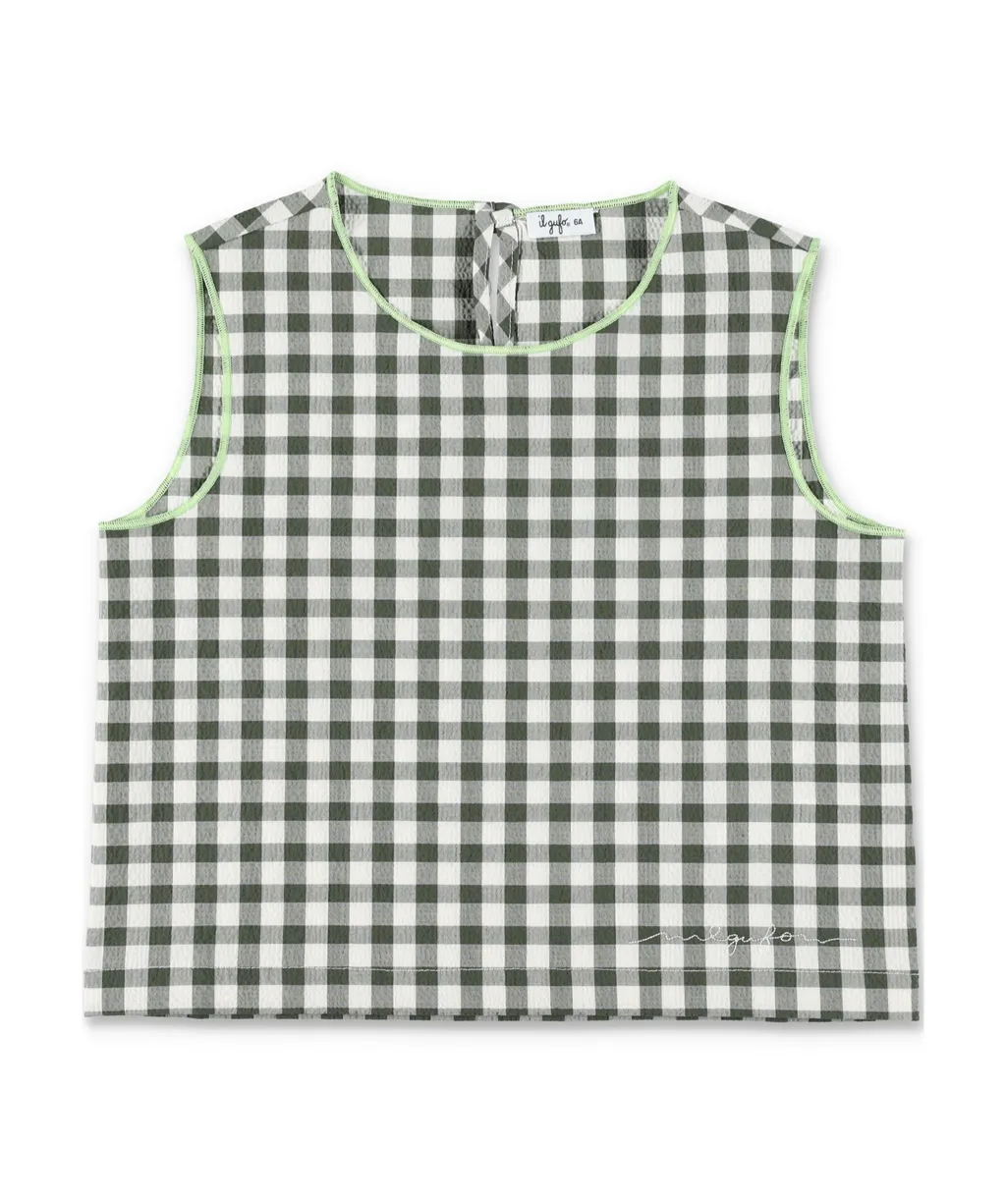 Il Gufo Two Piece Checked Short Suit