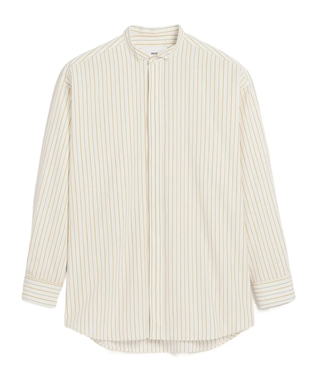 Ami Wingtip Collar Oversized Shirt