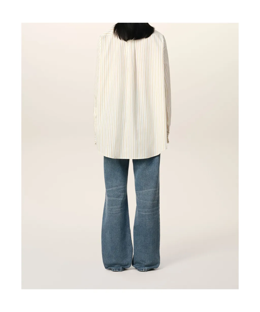 Ami Wingtip Collar Oversized Shirt