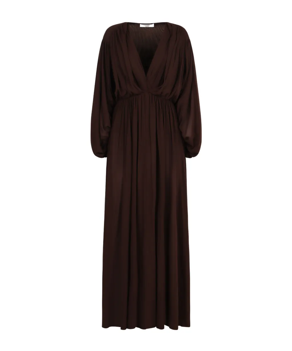 Philosophy Di Lorenzo Serafini Long V-Neck Dress
